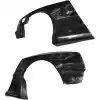 VSaero FRP TKYO Wide Body Fender Flares (rear) 2pc 70mm for BMW 3-Series 325i 328i E36 1992-1998 > 2dr Coupe - Image 9