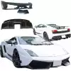 VSaero FRP LP540 LP550 SL Body Kit 3pc for Lamborghini Gallardo 2009-2013 - Image 3