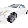 VSaero FRP LBPE Wide Body Fender Flares (front) 4pc for Infiniti G37 Coupe 2008-2015 > 2dr Coupe - Image 33