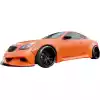 VSaero FRP LBPE Wide Body Fender Flares (front) 4pc for Infiniti G37 Coupe 2008-2015 > 2dr Coupe - Image 6