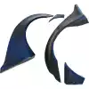 VSaero FRP LBPE Wide Body Fender Flares (rear) 4pc for Infiniti G37 Coupe 2008-2015 > 2dr Coupe - Image 6