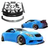 VSaero FRP LBPE Wide Body Kit for Infiniti G37 Coupe 2008-2015 > 2dr Coupe - Image 6