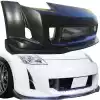 VSaero FRP AMU Front Bumper with Diffuser Kit for Nissan 350Z Z33 2003-2008 - Image 10