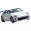 VSaero FRP AMU Front Bumper with Diffuser Kit for Nissan 350Z Z33 2003-2008 - Image 21