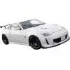 VSaero FRP AMU Front Bumper with Diffuser Kit for Nissan 350Z Z33 2003-2008 - Image 22