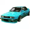 VSaero FRP TKYO Wide Body Front Lip for BMW 3-Series 318i 325i E30 1984-1991> 2dr Coupe - Image 8