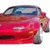 VSaero FRP TKYO Wide Body Fender Flares (front) 50mm for Mazda Miata MX-5 NA 1990-1997 - Image 6