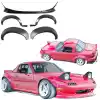 VSaero FRP TKYO Wide Body Kit 5pc for Mazda Miata MX-5 NA 1990-1997 - Image 3