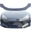 VSaero FRP TKYO v3 Wide Body Front Spoiler Lip for Scion FR-S ZN6 2013-2016 - Image 1