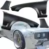 VSaero FRP TKYO Boss Wide Body Fenders (front) 4pc 40mm for Mazda RX-7 FD3S 1993-1997 - Image 24