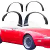 VSaero FRP TU99 NN2 Wide Body Fender Flares (set) 4pc 50mm for Mazda Miata MX-5 NA 1990-1997 - Image 1