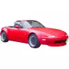 VSaero FRP TU99 NN2 Wide Body Fender Flares (set) 4pc 50mm for Mazda Miata MX-5 NA 1990-1997 - Image 5