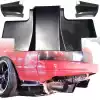 VSaero FRP RAME Rear Diffuser 3pc for Mazda RX-7 FC3S 1986-1992 - Image 1