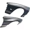 VSaero FRP TDES Wide Body Fenders (front) 25mm for Mazda RX-7 FC3S 1986-1992 - Image 9