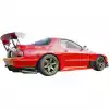 VSaero FRP TDES Wide Body Rear Bumper for Mazda RX-7 FC3S 1986-1992 - Image 2