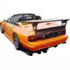 VSaero FRP TDES Wide Body Rear Bumper for Mazda RX-7 FC3S 1986-1992 - Image 3