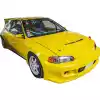 VSaero FRP TKYO Wide Body Front Bumper for Honda Civic EG 1992-1995 > 3dr Hatchback - Image 24