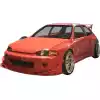 VSaero FRP TKYO Wide Body Front Bumper for Honda Civic EG 1992-1995 > 3dr Hatchback - Image 2