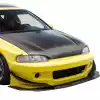 VSaero FRP TKYO Front Spoiler Lip for Honda Civic EG 1992-1995 > 3dr Hatchback - Image 10