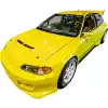 VSaero FRP TKYO Wide Body Fender Flares (front) 40mm for Honda Civic EG 1992-1995 > 3dr Hatchback - Image 31