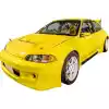 VSaero FRP TKYO Wide Body Fender Flares (front) 40mm for Honda Civic EG 1992-1995 > 3dr Hatchback - Image 32