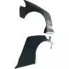 VSaero FRP TKYO Wide Body Fender Flares (rear) 50mm for Honda Civic EG 1992-1995 > 3dr Hatchback - Image 5