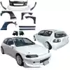 VSaero FRP TKYO Wide Body Kit 12pc for Honda Civic EG 1992-1995 > 3dr Hatchback - Image 8