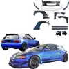 VSaero FRP TKYO Wide Body Kit 12pc for Honda Civic EG 1992-1995 > 3dr Hatchback - Image 1