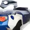 VSaero FRP TKYO v3 Wide Body Fenders Flares (rear) 90mm for Subaru BRZ ZN6 2013-2020 - Image 1