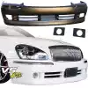 VSaero FRP JPRO Front Bumper 3pc for Infiniti Q45 F50 Cima President 2002-2004 - Image 16