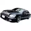 VSaero FRP JPRO Front Bumper 3pc for Infiniti Q45 F50 Cima President 2002-2004 - Image 4