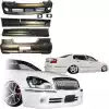 VSaero FRP JPRO Body Kit 10pc for Infiniti Q45 F50 Cima President 2002-2004 - Image 3