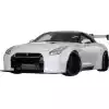 VSaero FRP LBPE v1 Wide Body Front Bumper w Lip for Nissan GT-R GTR R35 2009-2017 - Image 14