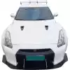 VSaero FRP LBPE v1 Wide Body Front Bumper w Lip for Nissan GT-R GTR R35 2009-2017 - Image 16