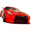 VSaero FRP LBPE v1 Wide Body Front Bumper w Lip for Nissan GT-R GTR R35 2009-2017 - Image 3