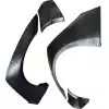 VSaero FRP LBPE v1 Wide Body Fender Flares (front) 4pc for Nissan GT-R GTR R35 2009-2017 - Image 5