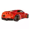 VSaero FRP LBPE v1 Valances w Diffuser 3pc for Nissan GT-R GTR R35 2009-2017 - Image 2