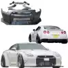 VSaero FRP LBPE v1 Wide Body Kit 13pc for Nissan GT-R GTR R35 2009-2017 - Image 6