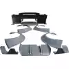 VSaero FRP LBPE v1 Wide Body Kit 13pc for Nissan GT-R GTR R35 2009-2017 - Image 4