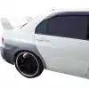 VSaero FRP VOLT Wide Body Fenders (rear) 4pc for Mitsubishi Evolution EVO8 EVO9 CT9A 2003-2006 - Image 4