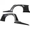 VSaero FRP VOLT Wide Body Fenders (rear) 4pc for Mitsubishi Evolution EVO8 EVO9 CT9A 2003-2006 - Image 6