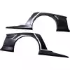 VSaero FRP VOLT Wide Body Fenders (rear) 4pc for Mitsubishi Evolution EVO8 EVO9 CT9A 2003-2006 - Image 11