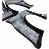 VSaero FRP VOLT Wide Body Fenders (rear) 4pc for Mitsubishi Evolution EVO8 EVO9 CT9A 2003-2006 - Image 14