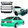 VSaero FRP JBLO Body Kit 4pc for Toyota Corolla AE86 1984-1987 > 2/3dr - Image 3