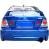 VSaero FRP HKES Rear Bumper for Lexus IS300 SXE10 2001-2005 - Image 8