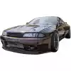 VSaero FRP TKYO Wide Body Fender Flares (front) 4pc 40mm for Nissan Skyline R32 1990-1994 > 2dr Coupe - Image 6