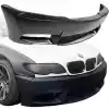 VSaero FRP TKYO V1 Wide Body Front Bumper for BMW 3-Series 325i 330i E46 1999-2005 > 4dr Sedan - Image 25