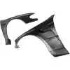 VSaero FRP TKYO V1 Wide Body Fender Flares (front) for BMW 3-Series 325i 330i E46 2002-2005 > 4dr Sedan - Image 12