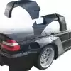 VSaero FRP TKYO V1 Wide Body Fender Flares (rear) for BMW 3-Series 325i 330i E46 1999-2005 > 4dr Sedan - Image 1