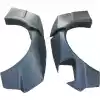 VSaero FRP TKYO V1 Wide Body Fender Flares (rear) for BMW 3-Series 325i 330i E46 1999-2005 > 4dr Sedan - Image 4